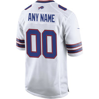 Buffalo Bills Nike White Custom Game Jersey