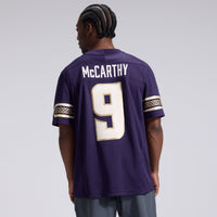 Minnesota Vikings J.J. McCarthy Nike Purple 2026 Rivalries Collection Printed Limited Jersey