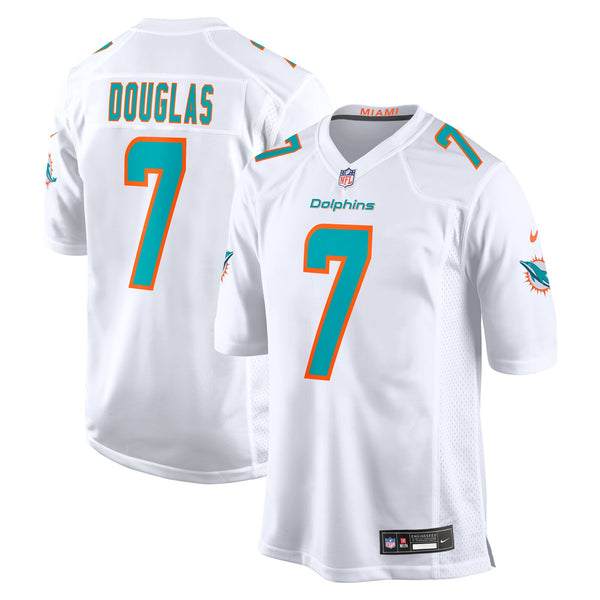 Miami Dolphins Caleb Douglas Nike White Game Jersey