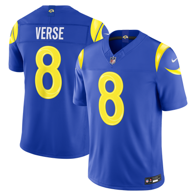 Los Angeles Rams Jared Verse Nike Royal Team Vapor F.U.S.E. Printed Limited Jersey