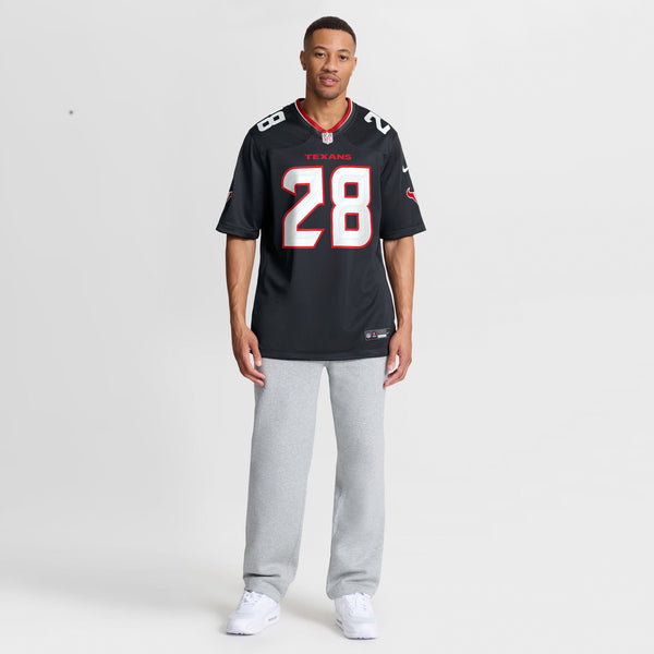Houston Texans Jaden Davis Nike Navy Team Game Jersey