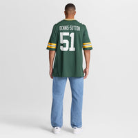 Green Bay Packers Dani Dennis-Sutton Green jersey – view 3