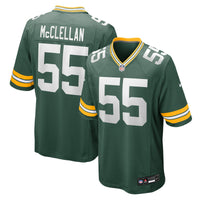 Green Bay Packers Chris McClellan Green jersey – view 1