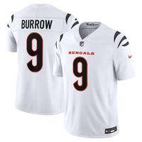 Cincinnati Bengals Joe Burrow Nike White Vapor F.U.S.E. Printed Limited Jersey