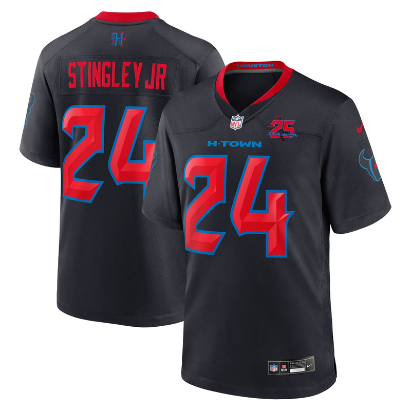Houston Texans Derek Stingley Jr. Navy jersey – view 1