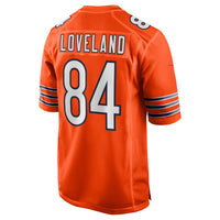 Chicago Bears Colston Loveland Nike Orange Alternate Game Player Jersey