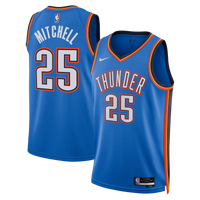 Oklahoma City Thunder Nike Icon Edition Swingman Jersey - Blue - Ajay Mitchell -