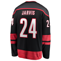Carolina Hurricanes Seth Jarvis Fanatics Black 2026 Stanley Cup Champions Home Breakaway Jersey