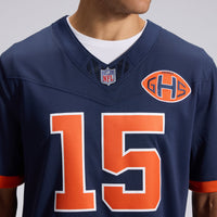Chicago Bears Rome Odunze Nike Navy 2026 Rivalries Collection Printed Limited Jersey