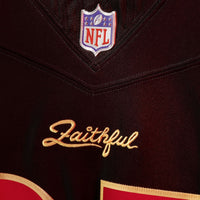 San Francisco 49ers Kyle Juszczyk Nike Black Rivalries Collection Printed Limited Jersey