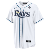 Tampa Bay Rays Chandler Simpson White jersey – view 3