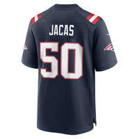 New England Patriots Gabe Jacas Navy jersey – view 5