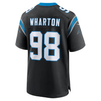Carolina Panthers Tershawn Wharton Black jersey – view 3