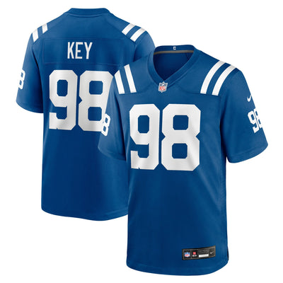 Indianapolis Colts Arden Key Nike Royal Team Game Jersey