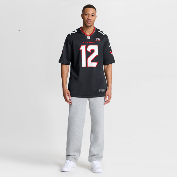Houston Texans Nico Collins Nike Navy Team 25th Season Game Jersey