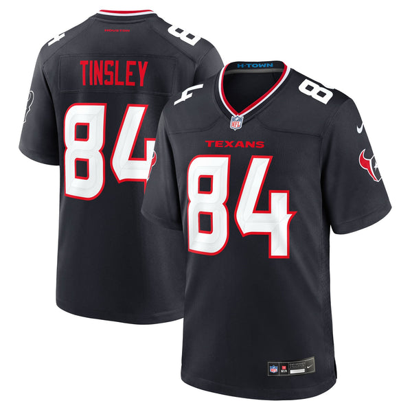 Houston Texans Mitch Tinsley Nike Navy Team Game Jersey