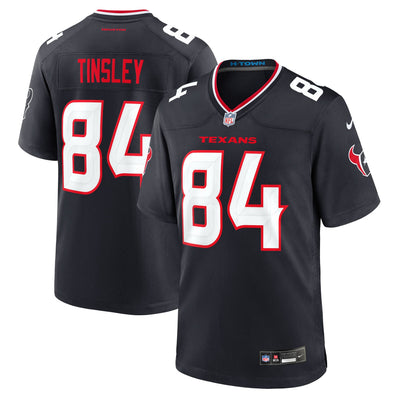 Houston Texans Mitch Tinsley Nike Navy Team Game Jersey
