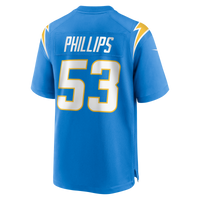 Los Angeles Chargers Del'Shawn Phillips Nike Powder Blue Team Game Jersey