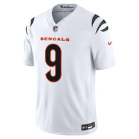 Cincinnati Bengals Joe Burrow Nike White Vapor F.U.S.E. Printed Limited Jersey