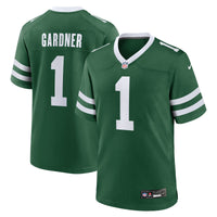 New York Jets Ahmad Sauce Gardner Nike Legacy Green Game Jersey