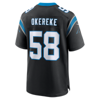 Carolina Panthers Bobby Okereke Nike Black Team Game Jersey