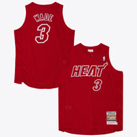 Miami Heat Mitchell & Ness Dwyane Wade 2012 Christmas Day Authentic Jersey - Scarlet
