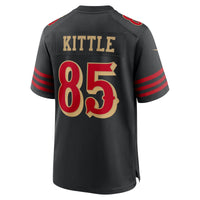 San Francisco 49ers George Kittle Nike Black Rivalries Collection Game Jersey