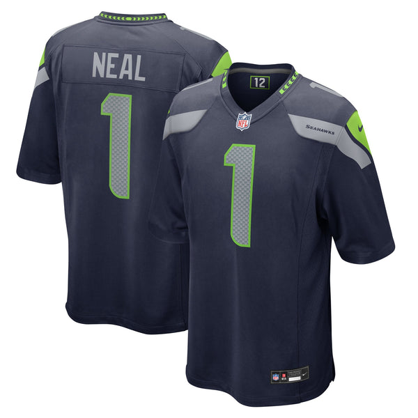Seattle Seahawks Julian Neal Nike College Navy Team Game Jersey