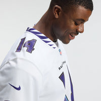 Baltimore Ravens Kyle Hamilton White jersey – view 12