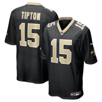 New Orleans Saints Mason Tipton Nike Black Team Game Jersey