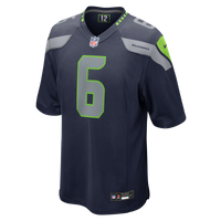 Seattle Seahawks Jalen Milroe Nike College Navy Team Game Jersey
