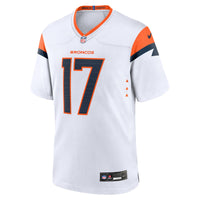 Denver Broncos Jaylen Waddle White jersey – view 2
