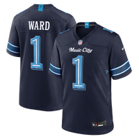 Tennessee Titans Cameron Ward Nike Navy 2026 Rivalries Collection Game Jersey