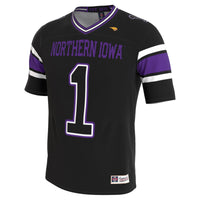Northern Iowa Panthers GameDay Greats Lightweight Collegiate Football Blackout Fashion Jersey - Black