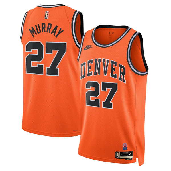 Denver Nuggets Nike Classic Edition Jersey - Orange - Jamal Murray -