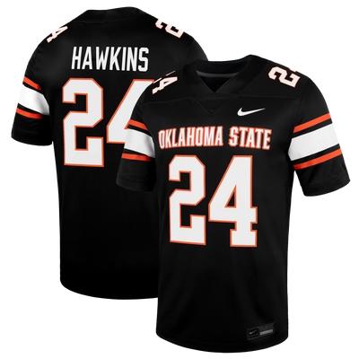 Caleb Hawkins Oklahoma State Cowboys Nike Alternate Game Jersey - Black