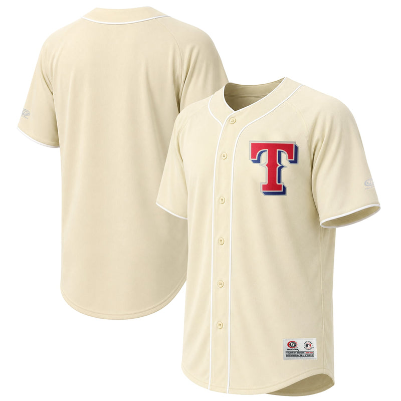 Texas Rangers Stitches Cream Fashion Jersey