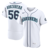 Seattle Mariners Randy Arozarena Nike White Home 50th Season Authentic Jersey