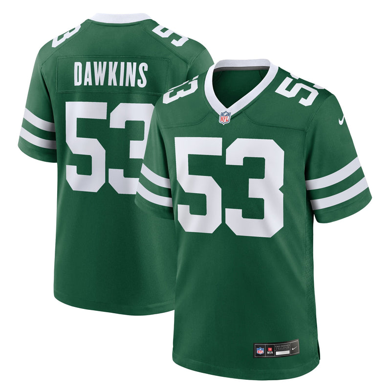New York Jets Nick Dawkins Green jersey – view 1