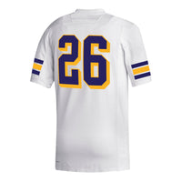#26 ECU Pirates adidas Replica Football Jersey - White