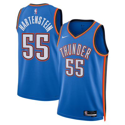 Oklahoma City Thunder Nike Icon Edition Swingman Jersey - Blue - Isaiah Hartenstein -