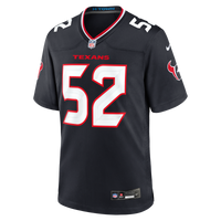 Houston Texans Xavier Thomas Nike Navy Team Game Jersey