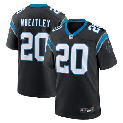 Carolina Panthers Zakee Wheatley Nike Black Team Game Jersey