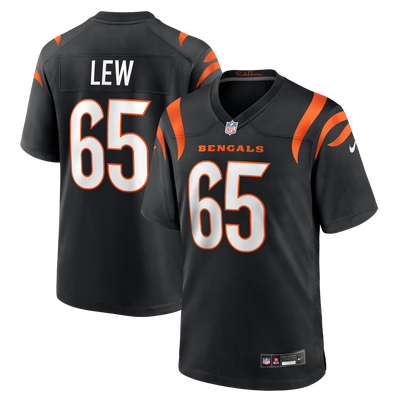 Cincinnati Bengals Connor Lew Nike Black Team Game Jersey