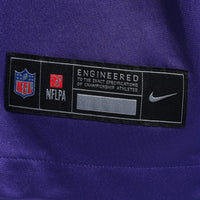 Minnesota Vikings Number 1 Groom Nike Purple Game Jersey