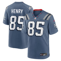 New England Patriots Hunter Henry Blue jersey – view 1