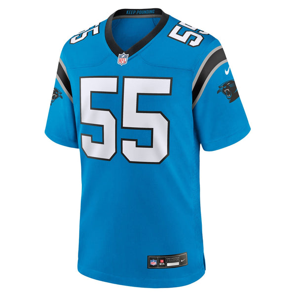 Carolina Panthers Devin Lloyd Nike Blue Alternate Game Jersey