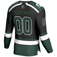 Michigan State Spartans GameDay Greats Ice Hockey NIL Pick-A-Player Jersey - Black
