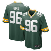 Green Bay Packers Jonathan Ford Green jersey – view 1