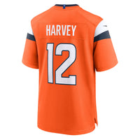 Denver Broncos RJ Harvey Nike Orange Team Game Jersey